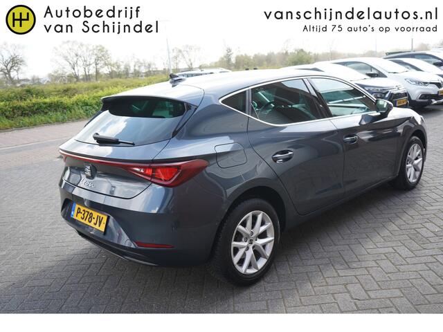 Seat LEON 1.5 TSI 131PK STYLE LUXE STOEL+STUURVERWARMING CAMERA VIRTUEEL COCKPIT FULL LED ANDROID/APPLECARPLAY NAVI CRUISECONTROL PDC V+A LMV ENZ...