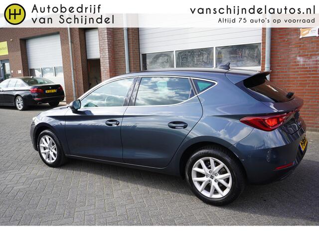 Seat LEON 1.5 TSI 131PK STYLE LUXE STOEL+STUURVERWARMING CAMERA VIRTUEEL COCKPIT FULL LED ANDROID/APPLECARPLAY NAVI CRUISECONTROL PDC V+A LMV ENZ...