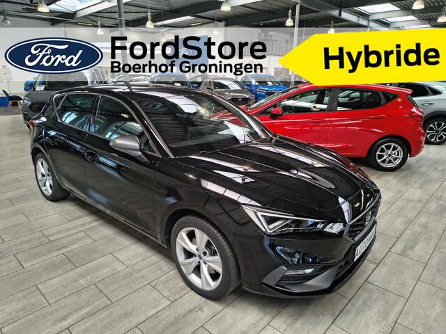 Seat LEON 1.5 TSI e-Hybrid 204 pk FR Business | Stoel- en stuurwiel verwarming | Adapt. Cruise | Camera | 1/2 leer | Fabrieksgarantie t/m 05-2029 |