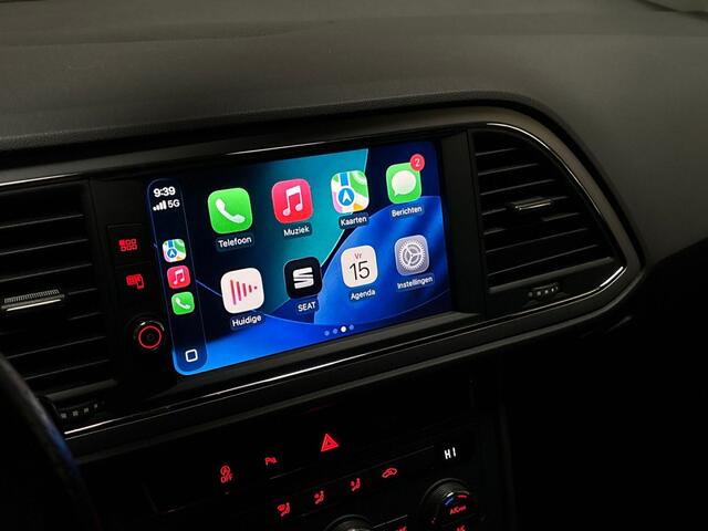 Seat LEON 1.5 TSI FR Sport (4 CILINDER, APPLE CARPLAY, NAVIGATIE, CAMERA, CLIMATE, SPORTSTOELEN, GETINT GLAS, ADAPTIVE CRUISE, KEYLESS, NIEUWSTAAT)