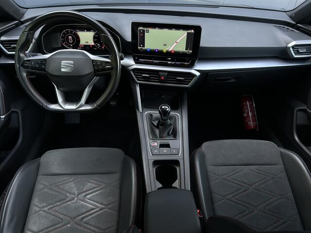 Seat LEON 1.5 TSI 150 PK FR 1e EIGENAAR VIRTUAL COCKPIT ADAPT CRUISE CAMERA MEMORY STOEL PARK ASSIST HALF LEER LED NAVI ECC TREKHAAK