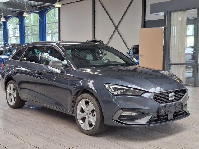 Seat LEON Sportstourer 1.5 TSI e-Hybrid 204pk FR Business | Trekhaak | Stoel- en stuurwiel verwarming | Adapt. Cruise | Camera | 1/2 leer | Fabrieksgarantie t/m 05-2029 |