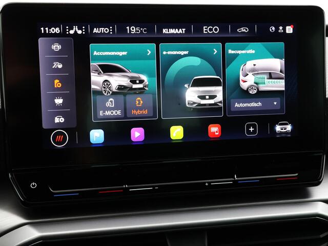 Seat LEON 1.4 TSI eHybrid PHEV 204pk DSG FR Business Intense · Camera · Stuur- & Stoelverwarming · Parkeer assistent · Apple/Android Car Play · Sportstoelen ·