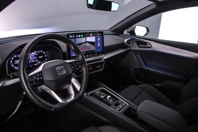 Seat LEON Sportstourer FR Business 1.5 TSI eHybrid 204pk DSG Automaat Trekhaak, Adaptive cruise control, Achteruitrijcamera, Navigatie, Stoelverwarming, LED koplampen