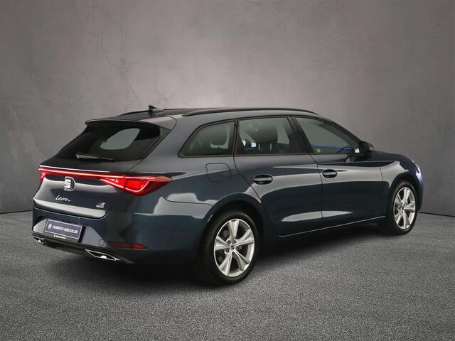 Seat LEON Sportstourer FR Business 1.5 TSI eHybrid 204pk DSG Automaat Trekhaak, Adaptive cruise control, Achteruitrijcamera, Navigatie, Stoelverwarming, LED koplampen