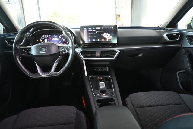Seat LEON 1.5 eTSI FR Automaat Adaptieve Cruise Navigatie Clima Trekhaak CarPlay 1e Eigenaar! Inruil Mogelijk!