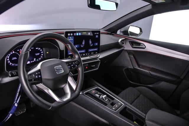 Seat LEON Sportstourer FR Business 1.5 TSI eHybrid 204pk DSG Automaat Trekhaak, Adaptive cruise control, Achteruitrijcamera, Stoelverwarming, LED matrix koplampen