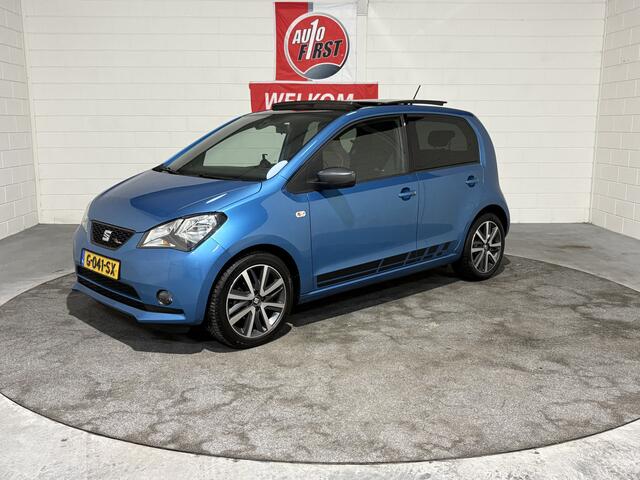 Seat MII 1.0 FR, Panoramadak, Airco, Cruise control, Parkeersensoren, 16 in lichtmetaal, Radio, Blue tooth, Volledig onderhouden, Org NL auto