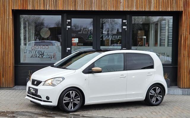 Seat MII 1.0 Mii by Cosmopolitan lichtmetaal. leer/alcantara. parkeer sensor.