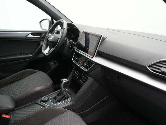 Seat Tarraco 1.4 TSI e-Hybrid FR Plug In Hybrid 245pk Dealer O.H. PHEV | Trekhaak Af Fabriek | Adaptive Cruise | 360 Camera | Alcantara Sportstoelen Memory & Verwarmd | Sfeerverlichting | Stuur Verwarmd | Keyless | Apple Carplay | Navigatie | DAB |