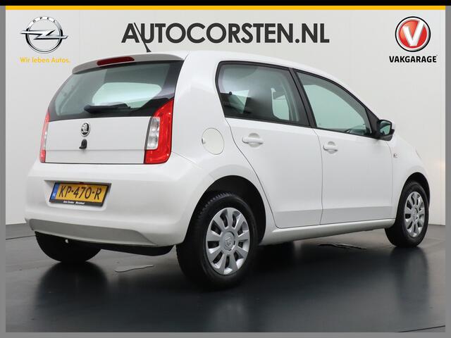 Skoda CITIGO 1.0 CNG Bifuel Airco CruiseControl 5drs Bluetooth Isofix Greentech Led Aardgas Elek.Ramen Aut.Verlichting Start/Stop DealerOnderhouden Ambition NL-auto! Kosten per 100 km: CNG is goedkoop - bij een prijs van ¤1,20 per kg kost 100 km slechts ¤3,60 - ¤4,20 