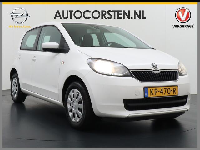 Skoda CITIGO 1.0 CNG Bifuel Airco CruiseControl 5drs Bluetooth Isofix Greentech Led Aardgas Elek.Ramen Aut.Verlichting Start/Stop DealerOnderhouden Ambition NL-auto! Kosten per 100 km: CNG is goedkoop - bij een prijs van ¤1,20 per kg kost 100 km slechts ¤3,60 - ¤4,20 