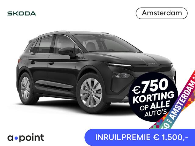 Skoda Elroq 85 Tour Edition 286pk | Trekhaak | Adaptive Cruise | Blind Spot | Stoelverwarming | Donkere ramen