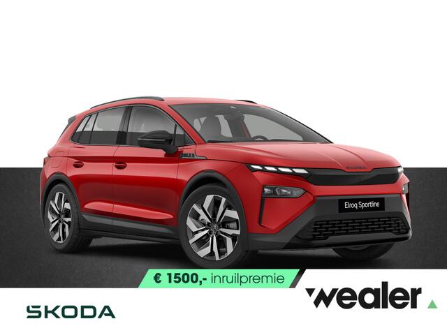 Skoda Elroq 85 Sportline 286 PK | Trekhaak | Winter pakket | Matrix LED koplampen | 20" Lichtmetalen velgen |
