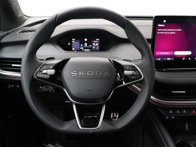 Skoda Elroq 85 Sportline 286 PK | Trekhaak | Business Upgrade Plus pakket | Steel Grey | 20" Lichtmetalen velgen |