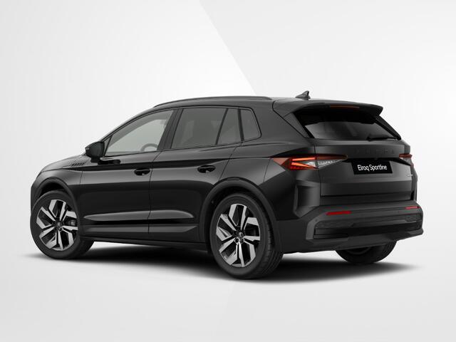 Skoda Elroq Sportline Elektromotor 150 kW/204 PK SUV SUV | Black Magic | 20 inch Vega Velgen | Private lease v.a. ¤481,- p/m | ¤1500,- inruilpremie