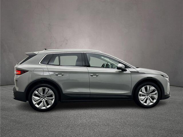 Skoda Elroq 85 Business Edition 286pk Automaat Adaptive cruise control, Achteruitrijcamera, Navigatie, Stoelverwarming, Stuurwiel verwarmd, Parkeersensoren, LED koplampen, App connect