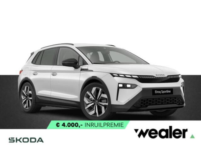 Skoda Elroq 85 Sportline 286 PK | Trekhaak | Led Matrix | Elektrische achterklep | Verlichte Grille |