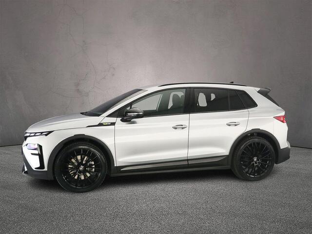 Skoda Elroq 85X RS 340pk Automaat Adaptive cruise control, Black pack, Achteruitrijcamera, Elektrische achterklep, LED matrix koplampen, Navigatie, Stuurwiel verwarmd