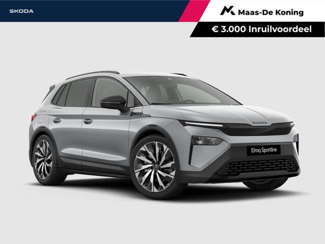 Skoda Elroq Sportline Elektromotor 210 kW / 286 PK SUV 21'' velgen | trekhaak wegklapbaar | 3.000,- inruilbonus!!