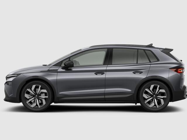 Skoda Elroq Sportline Elektromotor 210 kW / 286 PK SUV Graphite Grey | Trekhaak wegklapbaar | 3.000,- inruilbonus!!