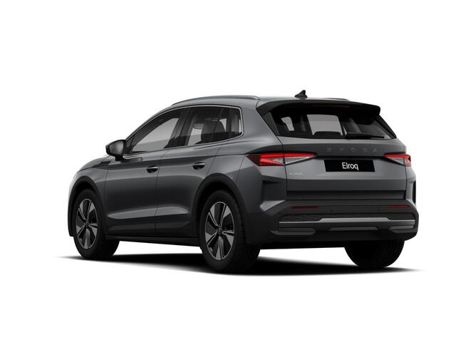 Skoda Elroq 85 Tour 286pk | 286pk | 576km range | Graphite Grey Metallic | 19'' Antraciet Regulus Velgen | Android Infotainment + Navigatie | Verwarmbaar Stuurwiel + Voorstoelen | Parkeersens V+A + Achteruitrijcamera | Adaptieve Cruise Control | Blind Spot Assist