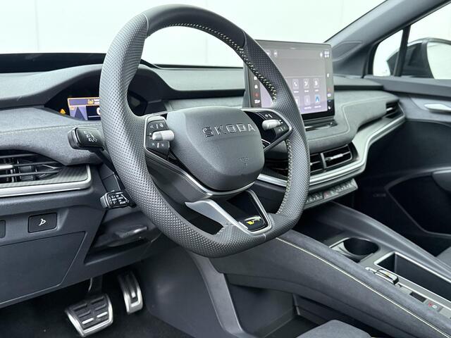 Skoda Elroq 85 RS 4X4 340 PK | Adaptief Onderstel | Graphite grey matt | Trekhaak | Head-up display |