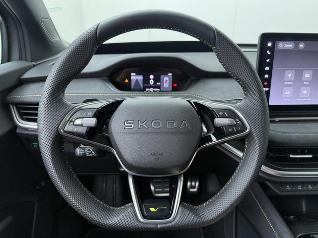 Skoda Elroq 85 RS 4X4 340 PK | Adaptief Onderstel | Graphite grey matt | Trekhaak | Head-up display |