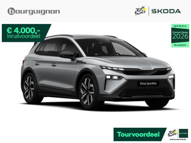 Skoda Elroq Sportline 85 | 286PK | Trekhaak | Canton audio | 360 camera | Head-Up display