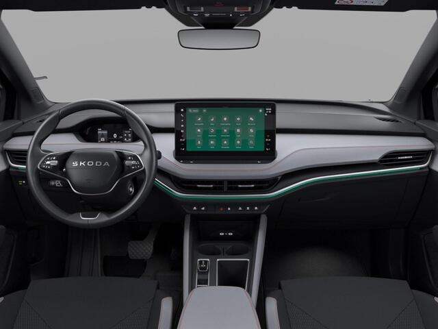 Skoda Elroq 60 Business Edition 190 pk | Trekhaak | Lodge interieur | Business Upgrade pakket - Plus | Velgen: 20" lichtmetalen velgen Vega, zilver metallic