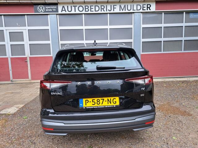 Skoda Enyaq iV 60 180 Pk First Edtion Warmtepomp, Camera, 1/2 Leder SOH 91 %