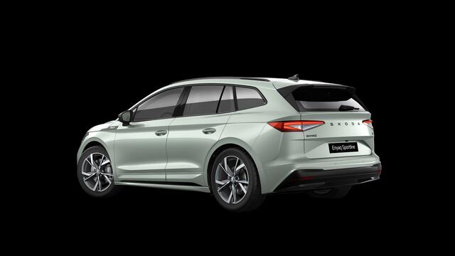 Skoda Enyaq iV 60 Sportline 180 pk | Navi | Crystal Face | Achterbank verwarmd | 20" | 393 km actieradius |
