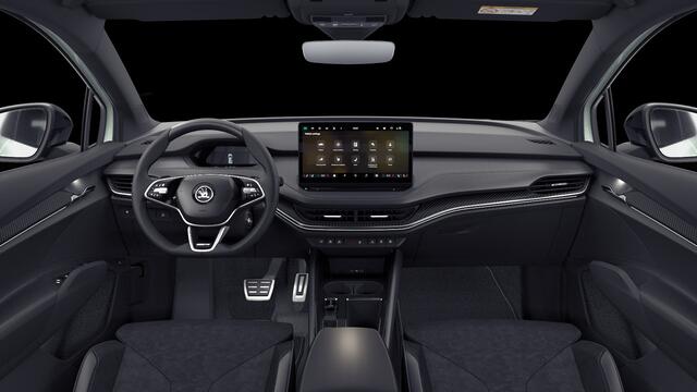 Skoda Enyaq iV 60 Sportline 180 pk | Navi | Crystal Face | Achterbank verwarmd | 20" | 393 km actieradius |