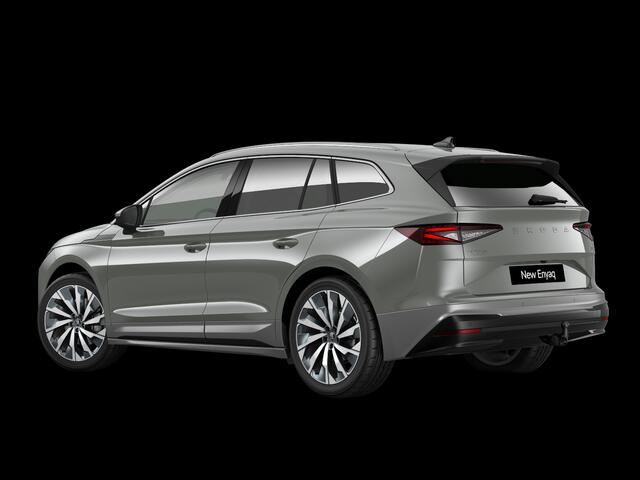 Skoda Enyaq iV 85 Selection 286 PK | Trekhaak | Panorama dak | Steel Grey | 21" Lichtmetalen velgen |