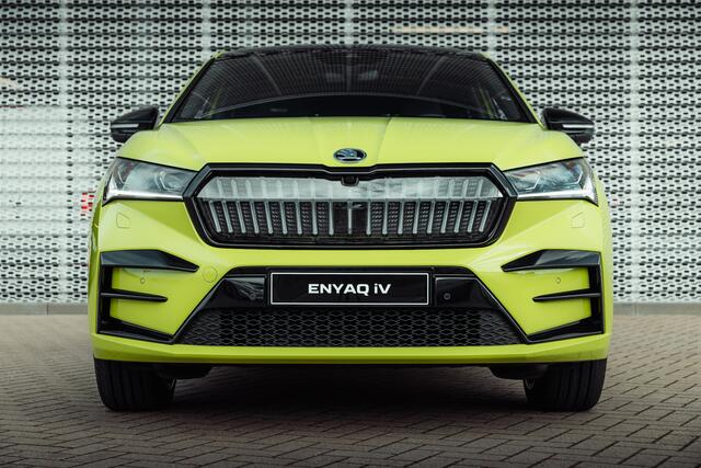 Skoda Enyaq iV Coupe 80 RS 300pk/ Crystal Face/ Lederen interieur/ 21 inch/ Adaptive Cruise