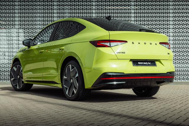 Skoda Enyaq iV Coupe 80 RS 300pk/ Crystal Face/ Lederen interieur/ 21 inch/ Adaptive Cruise
