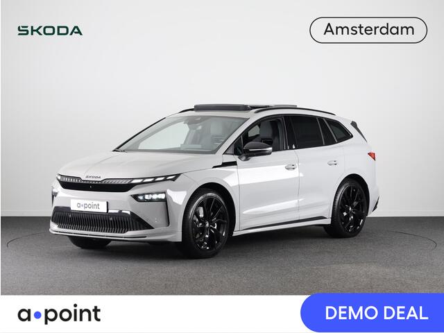 Skoda Enyaq iV 85 Sportline 286pk | Light Band | Canton Sound | Head up | Panoramadak | 21 inch black |