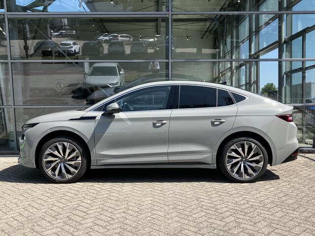 Skoda Enyaq iV Coupe Selection Elektromotor 286 PK | Steel Grey | 21" Lichtmetalen Velgen | Trekhaak | Adaptieve cruise controle |