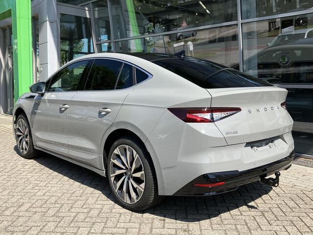 Skoda Enyaq iV Coupe Selection Elektromotor 286 PK | Steel Grey | 21" Lichtmetalen Velgen | Trekhaak | Adaptieve cruise controle |