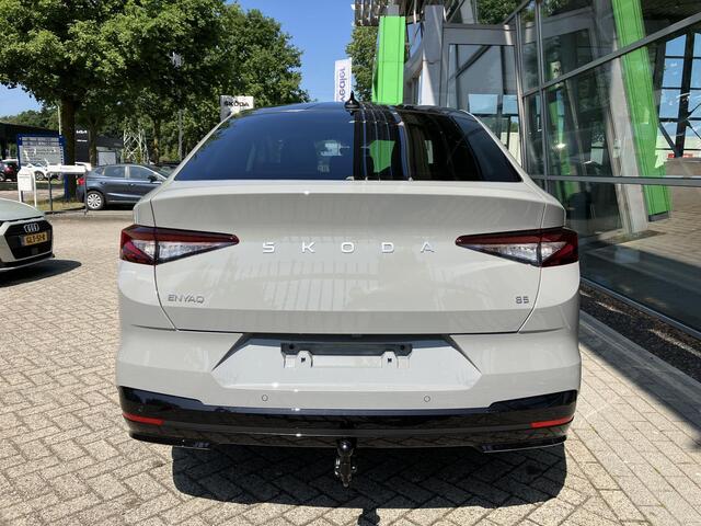 Skoda Enyaq iV Coupe Selection Elektromotor 286 PK | Steel Grey | 21" Lichtmetalen Velgen | Trekhaak | Adaptieve cruise controle |