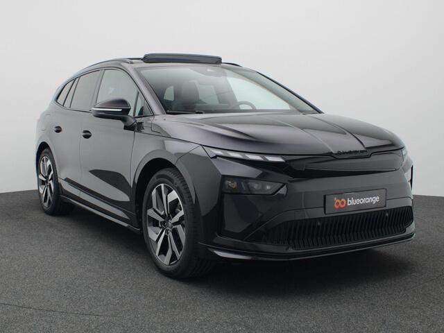 Skoda Enyaq iV 85 Sportline 77KW 286PK Pano-Schuifkanteldak, Warmtepomp, Achteruitrijcamera, Navigatie, Keyless, Matrix-LED, Stoel-Stuurverwarming, Trekhaak, 20" LM Velgen
