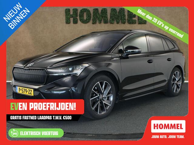 Skoda Enyaq iV 80 Sportline - SOH 95.9%! - ORIGINEEL NEDERLANDSE AUTO - ELEKTRISCHE ACHTERKLEP - PARKEERSENSOREN VOOR EN ACHTER - STUUR, STOEL EN ACHTERBANK VERWARMING - DODEHOEK DETECTIE - DRAADLOZE TELEFOONLADER