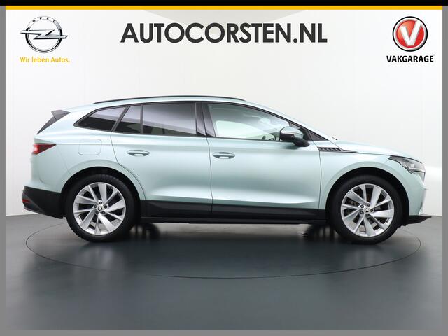 Skoda Enyaq iV 60 180PK Memory Warmetpomp Stoel+Stuurverwarming Apple Carplay/Androd Auto Navi Ecc Adap.Cruise Control 360°Camera Pdc Lmv 20" Led Assistentie Pakket Comfort plus-pakket File assistent Dab Elek.Achterklep Keyless advanced Bluetooth Rijstrooksensor Connect