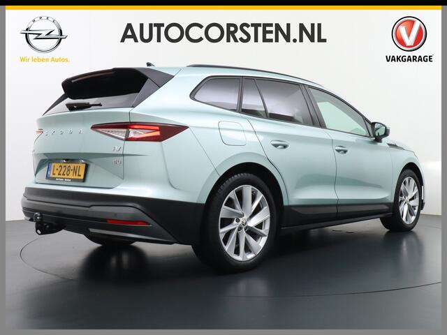 Skoda Enyaq iV 60 180PK Memory Warmetpomp Stoel+Stuurverwarming Apple Carplay/Androd Auto Navi Ecc Adap.Cruise Control 360°Camera Pdc Lmv 20" Led Assistentie Pakket Comfort plus-pakket File assistent Dab Elek.Achterklep Keyless advanced Bluetooth Rijstrooksensor Connect
