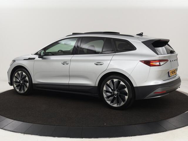 Skoda Enyaq iV 60 | Panoramadak | Stoel & achterbankverwarming | Carplay | Sportstuur | Keyless | Full LED | Navigatie | Cruise control | 21'' lichtmetalen velgen