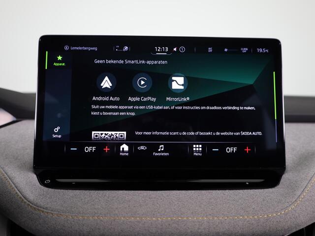Skoda Enyaq iV 60 180 pk | Navigatie | Parkeersensoren | Achteruitrijcamera | LED koplampen | Lederen/stof bekleding |
