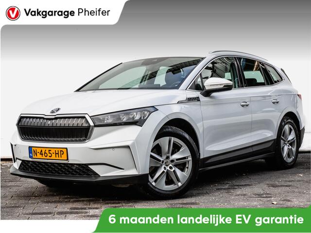 Skoda Enyaq iV 80 Trekhaak/ Stuurverwarming/ Half leer/ Navigatie/ Carplay/ Camera