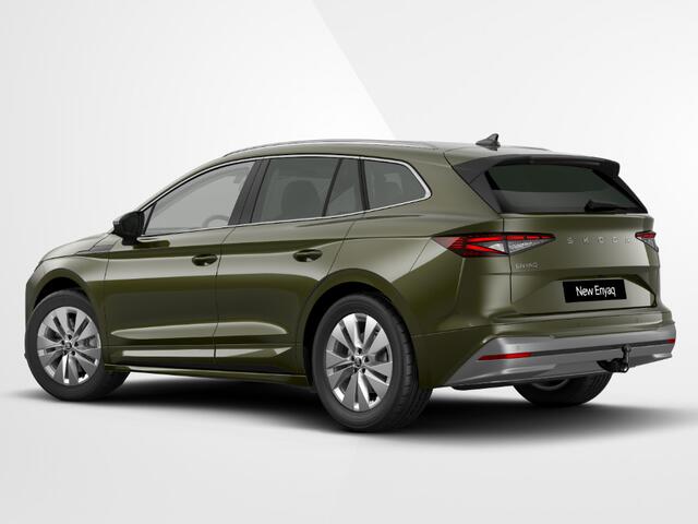 Skoda Enyaq iV Business Edition Elektromotor 210 kW / 286 PK SUV | Elektrisch inklapbare trekhaak | Achterbumper en dorpels in carosseriekleur |
