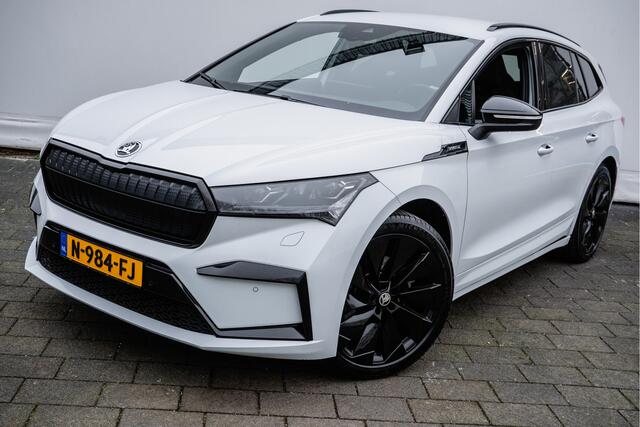 Skoda Enyaq iV 60 Sportline Camera/ Matrix led/ Navigatie/ Carplay/ 21" Lmv/ Stuurverwarming/ Leer-alcantara/ Sportstoelen