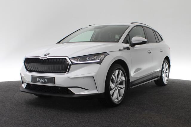 Skoda Enyaq iV Selection 132 kW / 180 pk | ¤ 4.519,- VOORRAADVOORDEEL!!! | 20" Inch Velgen | Achteruitrijcamera | Adaptive Cruise Control | Dodehoekdetectie | Keyless Entry | Stoelverwarming | Stuurwielverwarming